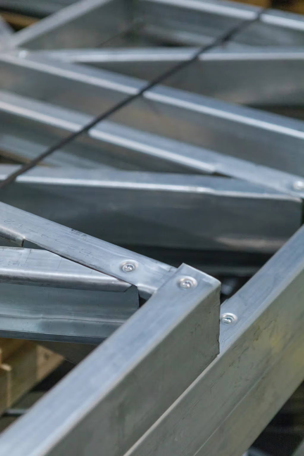 Installed metal framework and energy infrastructure