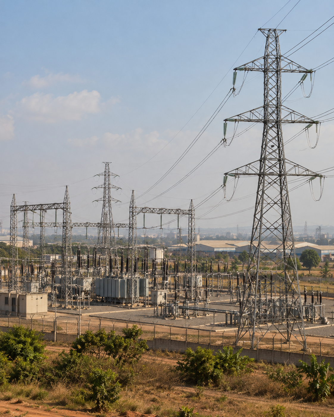 African electrical power substation